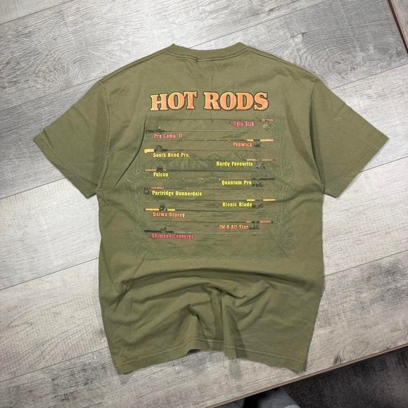 Vintage 2000s funny, fishing, nature, wildlife, promo T-shirt Size large - Picture 2 of 6